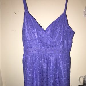 Purple sundress