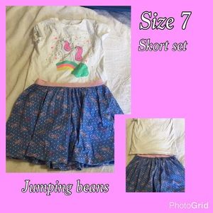 Size 7 matching skort  and the top