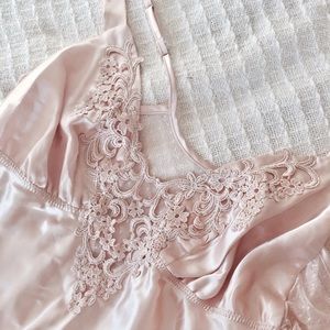 NWOT Romantic Pink Chemise