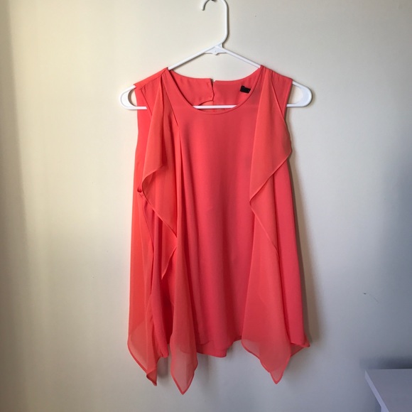 BCBG MAXAZRIA Coral Sleeveless Blouse - Picture 2 of 3