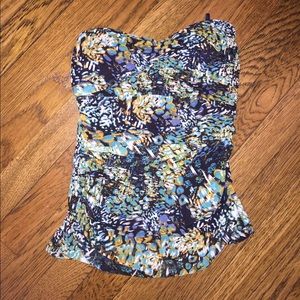 Multi color tube top