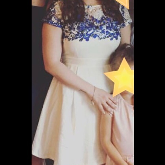 Paper Dolls Petite Lace Detail Prom Dress