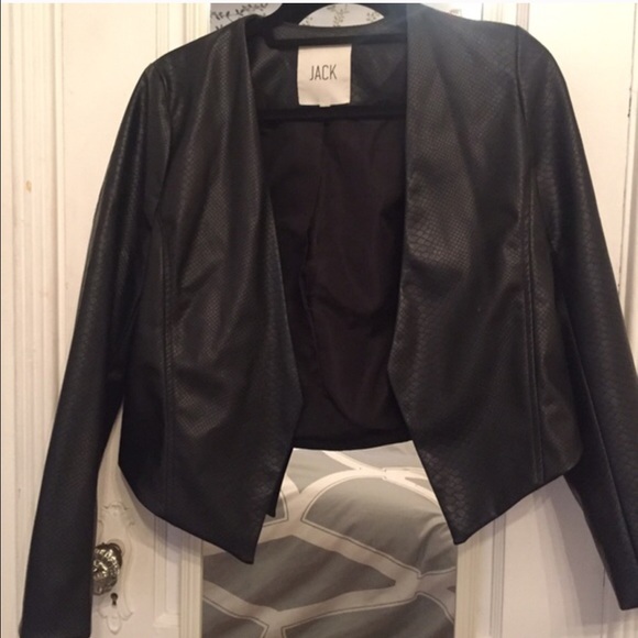 JACK by BB Dakota Faux Snake Skin Jacket