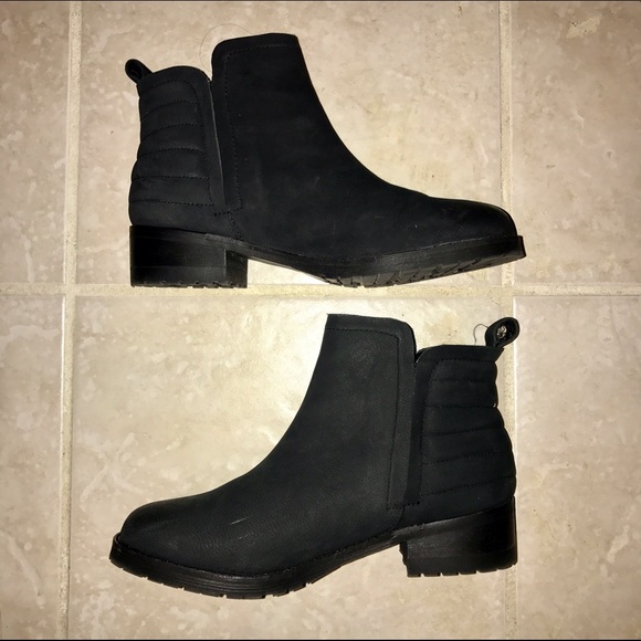 Steve Madden Black Booties