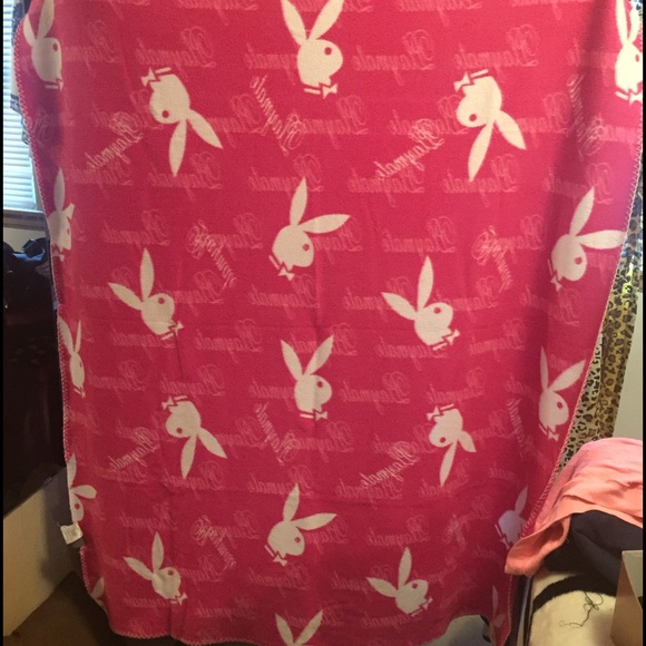 Playboy bunny cotton blanket