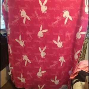 Playboy bunny cotton blanket