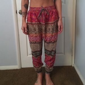 Urban outfitters harem pants.