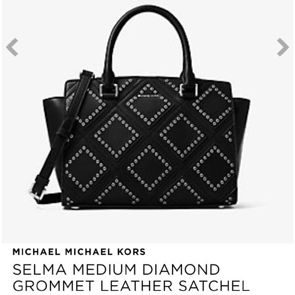 Michael Kors Black Leather Purse
