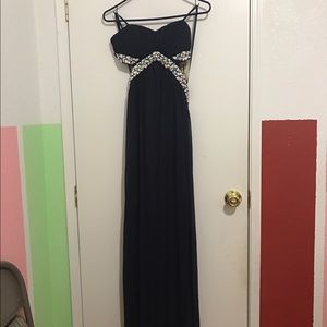 BNWT NAVY BLUE PROM DRESS