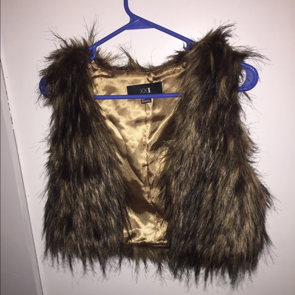 Forever 21 fur vest