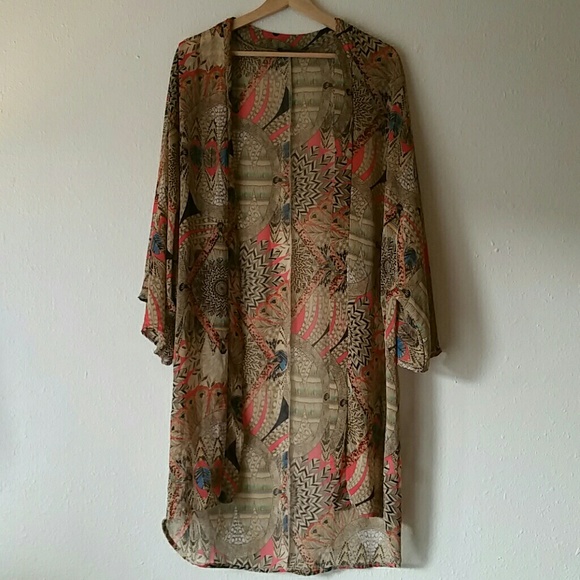 Honey Punch Boho One Size Fits All Kimono