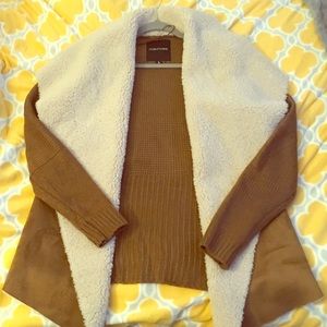 Maurice's suede leather and wool jacket