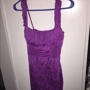Purple mini dress