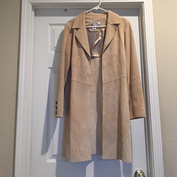 Suede Duster Style Coat