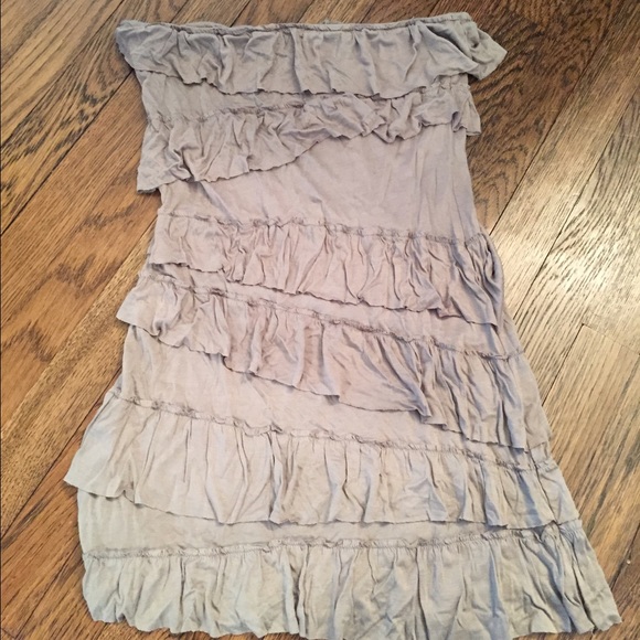 Olive green mini dress