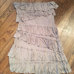 Olive green mini dress