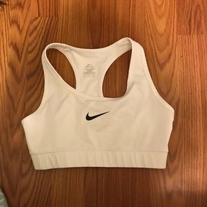 White Nike Sports Bra