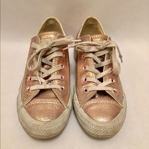 Converse Chuck Taylors Rose Gold Sneakers Size 5.5