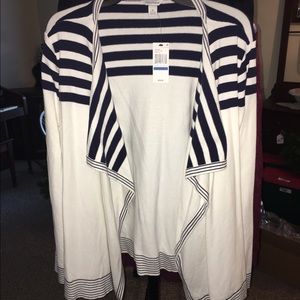 Striped Nautica Cardigan