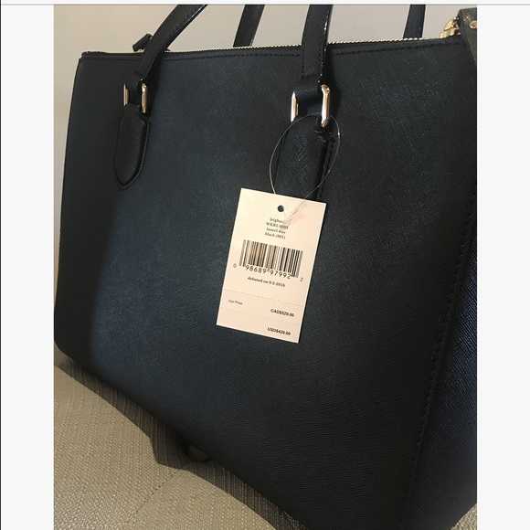 Kate Spade Leighann Laurel Way Satchel-black - Picture 3 of 4