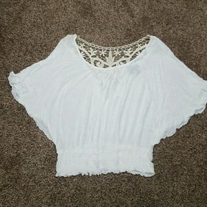White cream blouse