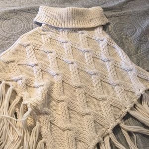 Fringe poncho
