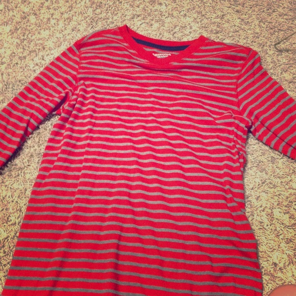 Arizona men's striped long sleeve shirt