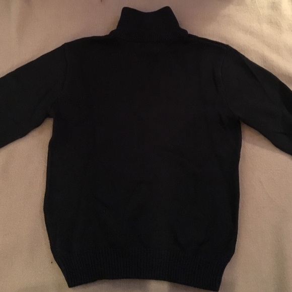 Ralph Lauren Dark Navy Zip Sweater - Picture 4 of 4