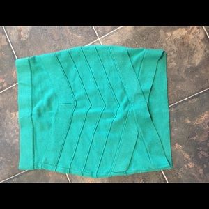Green bandage skirt