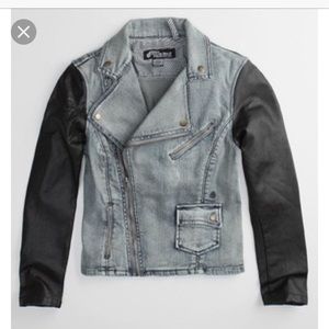 volcom black denim jacket