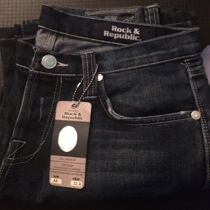 Brand new, never worn Rock and Republic Jeans.