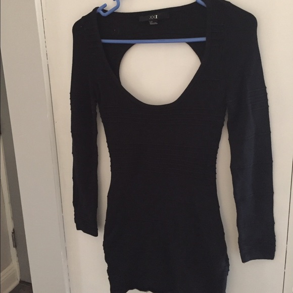 Black bandage dress