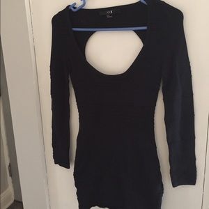 Black bandage dress