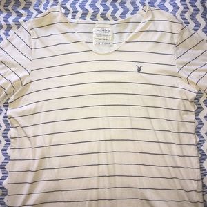 All Saints striped scoop tee