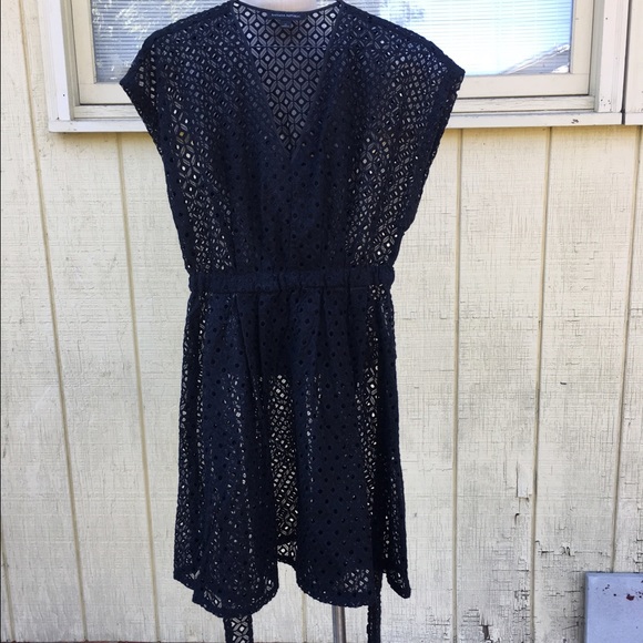 Banana Republic Lace Dress w Waist Tie. Sz 0 - Picture 2 of 4