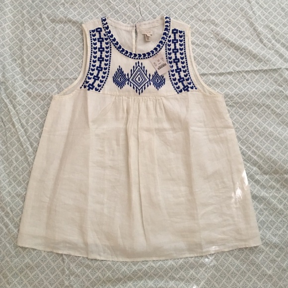 JCrew Linen Tank