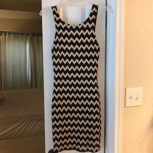 Forever 21 Sparkle Zig Zag Dress
