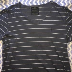 Black all Saints scoop tee