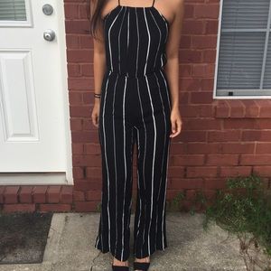 Striped Jumpsuit