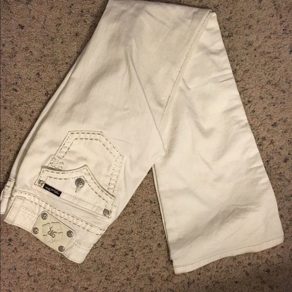 White Miss Me Jeans