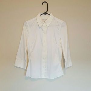 Banana Republic white button up shirt