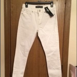 Express White Midrise Leggings Size 4short