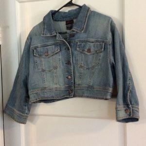 Torrid cropped denim jacket