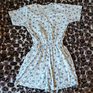 Vintage Floral Romper