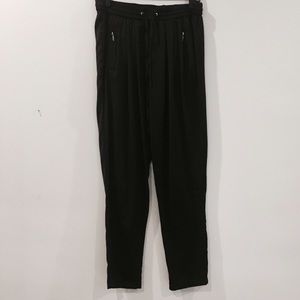 Zara silk track pants