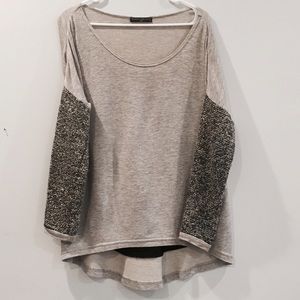 Generation love boucle oversized sweatshirt