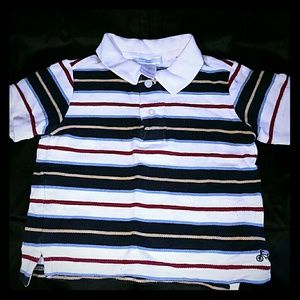 Janie&Jack Boy 6-12 months Stripped Collared polo