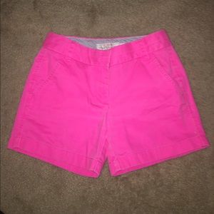Hot Pink J Crew women's shorts