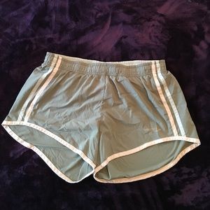 Green Saucony PE Running Shorts
