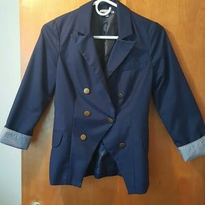Navy blue blazer